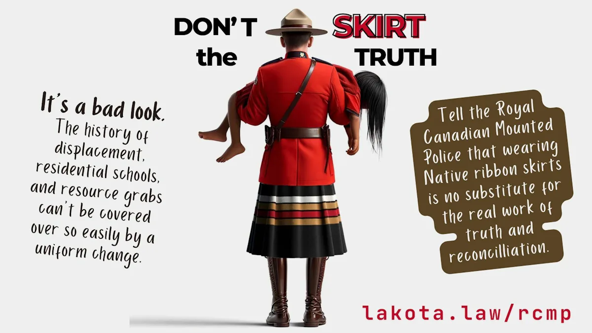 Rcmp Ribbons Tell the Mounties: Stop Appropriating Indigenous Culture and Start ...